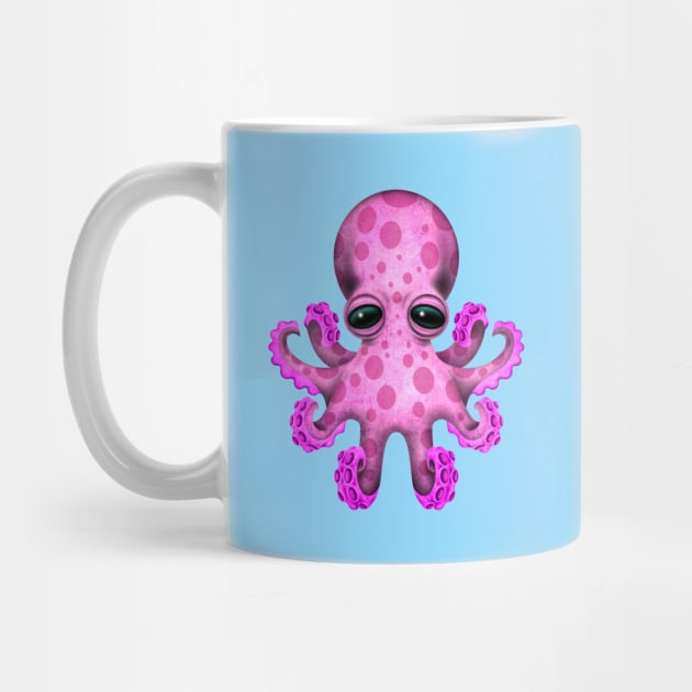 Cute Pink Baby Octopus by jeffbartels